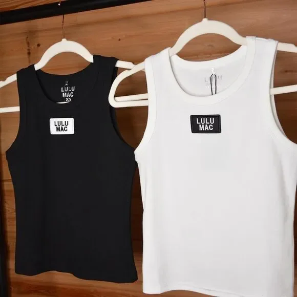 NWT white lulu mac tank top - Picture 3 of 3